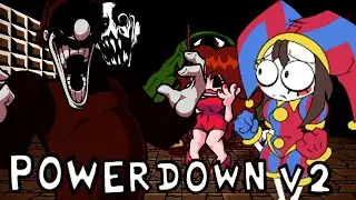 FNF Powerdown V2 but Mx and Pomni sings it (Cover) [Mario Madness V2]