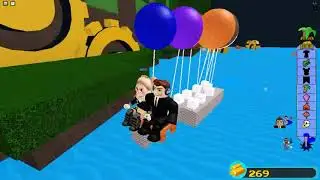 PLAYING BUILD A BOAT FOR TREASURE WITH MY FRIEND!