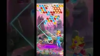 Bubble Witch 3 saga 1826 ~ No boosters, No fire charms (magic hat)
