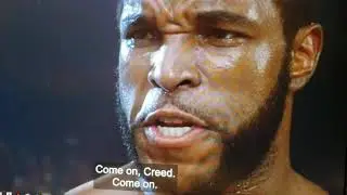 Mr. T (Clubber Lang) says, "hey woman" and "hey boy"