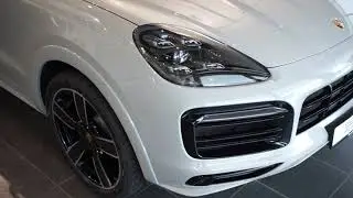 Porsche Cayenne в цвете светло-серый неметаллик (Crayon)