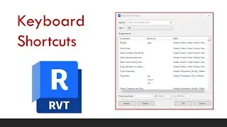 Keyboard Shortcuts in Revit - Part 19
