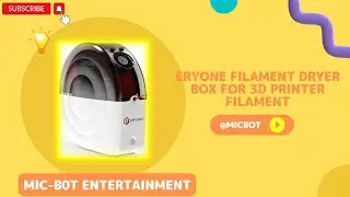 Mic-Bot Entertainment: ERYONE Filament Dryer Box for 3D Printer Filament with ASMR Moments