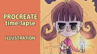Willow - Don't Starve fan art Timelapse | Procreate digital art