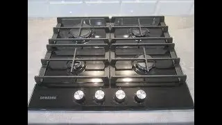 How to install a Samsung gas hob and most importantly how to connect and check the gas hose!