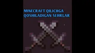 MINECRAFT||qilichga qoshiladigan sehrlar