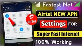 Airtel New APN settings | Airtel network problem | Airtel slow internet problem 2023