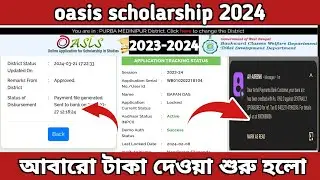 আবারো টাকা দেওয়া শুরু হলো ওয়েসিস স্কলারশিপে । oasis scholarship pement update .