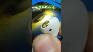 Чистим AirPods от грязи🤮🤧🤯