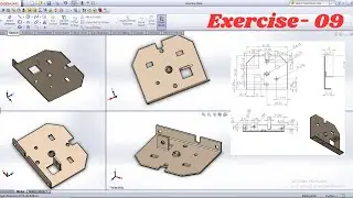 Sheet Metal | Solidworks Tutorials | Trim | Filet/chamfer | Mirror Entities