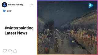#National Gallery News: This is one of 14 views of the Boulevard Montmartre in Paris that Camille