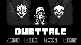 New Demo!! || Dusttale Sans Waterfall Encounter Fight Completed || Undertale Fangame || Alextale.