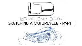 Motorcycle Sketching - Part 1 - Side View Study