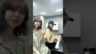 「なにする？」with 甲田まひる⚡️あぁ〜できたっ:)♡伴奏のコードも素敵で声も可愛くて…一緒に歌えて楽しかった〜!!幸!!! #甲田まひる #Anonymouz #オリジナル曲 #shorts