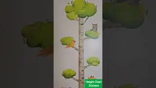 Entertaining height chart stickers.https://amzn.to/3YD7FcI#HeightChart, #GrowthChart, #NurseryDecor