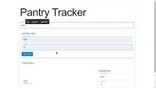 Pantry Tracker using Next js, Material UI and Firebase | Free Source Code