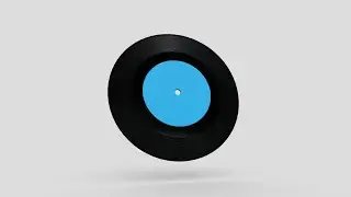 Vinyl Record 2 - low poly PBR 3d model