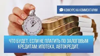 Что будет, если не платить по залоговым кредитам: ипотека, автокредит
