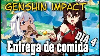 Entrega de comida Día 4 Genshin impact evento 