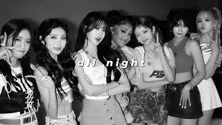 ive & saweetie - all night (slowed + reverb)