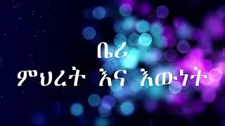 Berry ቤሪ ምህረት እና እውነት Mhret Ena Ewnet (Lyrics Video)