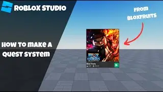 How to make the Quest System from Blox Fruits! (Roblox Studio Scripting Tutorial 2023)
