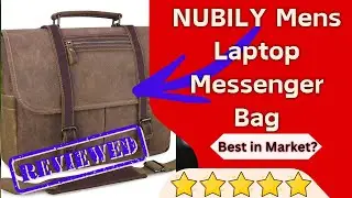 🎒Honest REVIEW: NUBILY Men's Laptop Messenger Bag🎒