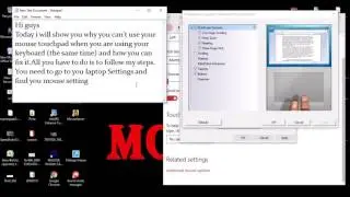 How use use your mouse touchpad and keyboard the same time on Windows 10