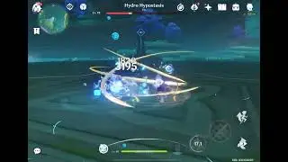 (Kinda) Healer Qiqi Vs Lvl 72 Hydro Hypothasis l Genshin Impact