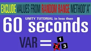 Unity Exclude values from Random Range Method 