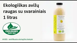 Ekologiškas avižų raugas su svarainiais 1 litras | AVIZO ekologiški produktai
