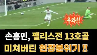손흥민 13호 골, 미쳐버린 현장 분위기 #손흥민 #토트넘 #크리스탈팰리스 #극장골 [뉴스24TV] [News24TV]