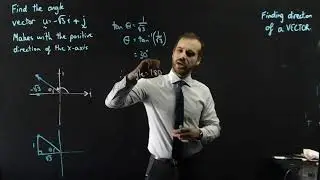 Finding direction of a vector