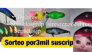 SORTEO ESPECIAL SEÑUELOS ARTESANALES/mega sorteo!