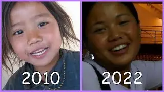 Nepali girl singing - 2010 and 2022