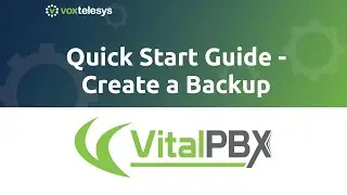 VitalPBX Quick Start Guide - Create a Backup