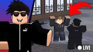 Roleplaying as a Police Officer in ER:LC LIVE! 🔴