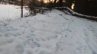 хруст снега под ногами