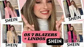 Os 7 Blazers mais lindos e desejados da Shein: provando e mostrando prós e contras de cada modelo