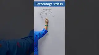 Percentage new 🔥short tricks #shorts #short #shortvideo #vedicmaths