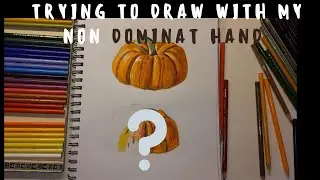 TRYING to DRAW with my left hand when I´m actually a right handed person|| DRAWING CHALLENGE