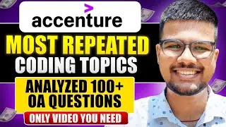 Accenture Most Repeated Coding Topics | 100+ Questions Analyzed