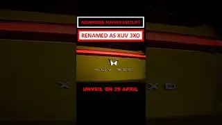 Mahindra XUV 300 facelift 2024 teaser