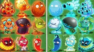 Random 20 Pair Team Plants Same Shapes Battlez - Who Will Win? - Pvz 2 Plant vs Plant