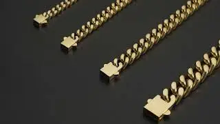Bestyle Cuban Link Chain for Men