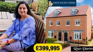 3 Bed Family Home  at Birmingham UK 🇬🇧 || Kennett from David Wilson Homes || House Tour UK