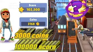 Subway surfers | 3,000 Coins and 100,000 score chalenge 😱😱 | Play With Zahid
