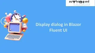 Display dialog in Blazor Fluent UI
