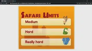 BBC Bitesize KS1 Maths Safari Units Walkthrough
