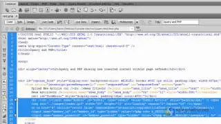 Create php Jquery and ajax submit without refresh part 1